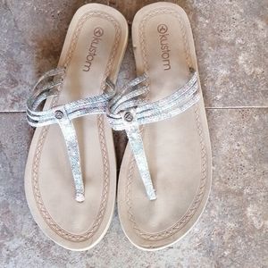 2/$20 Justin sandals